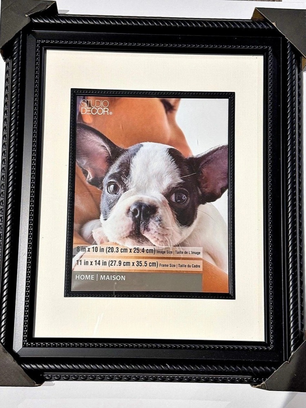 Studio Decor Home Black Rope Frame with Mat